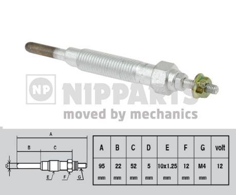 NIPPARTS J5715000: Eelsüüteküünlad