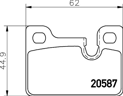 TEXTAR 2058702: Piduriklotsid