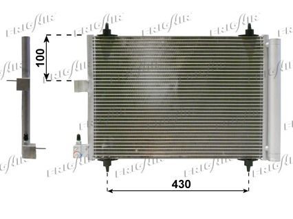 FRIGAIR 0803.3030: Condensator, climatizare 515 x 365 x 16 mm