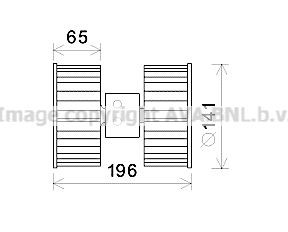 PRASCO BW8475: Electromotor, ventilatie interioara