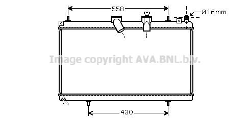 PRASCO CNA2229: Radiaator, mootorijahutus