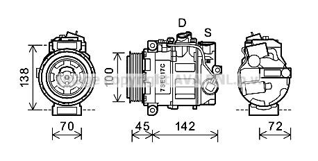 PRASCO MSAK613: Kliimakompressor