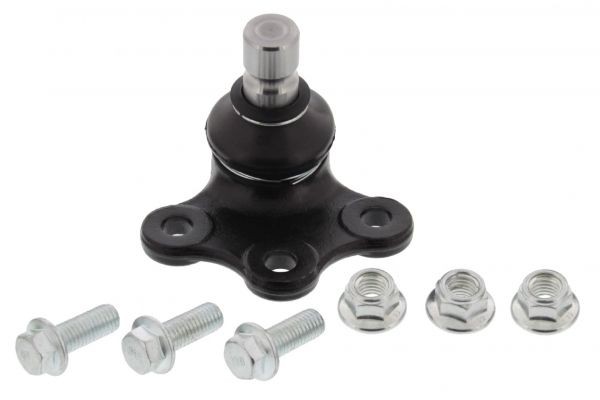 MAPCO 49428: Rotule de suspension inférieur, Essieu avant gauche, Essieu avant droit, 18mm, avec monture