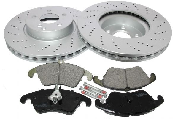 MAPCO 47790HPS: Disques et plaquettes de freins Essieu avant, Ø: 322mm, perforé/ventilé de l'intérieur, avec tôle anti-bruit