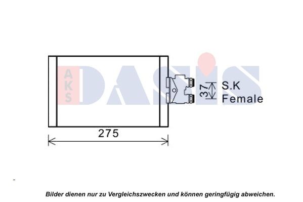 AKS DASIS 126008N: Radiator racire ulei, cutie de viteze automata