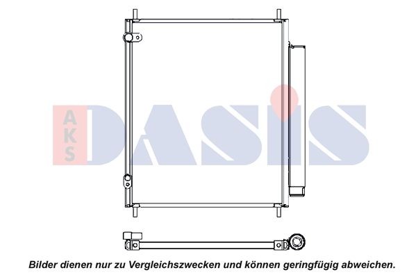 AKS DASIS 142034N: Condensator, climatizare cu uscator
