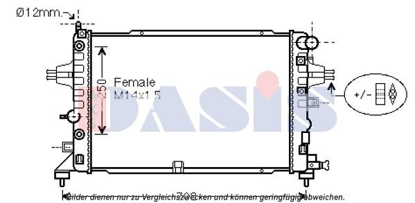 AKS DASIS 150119N: Radiaator, mootorijahutus