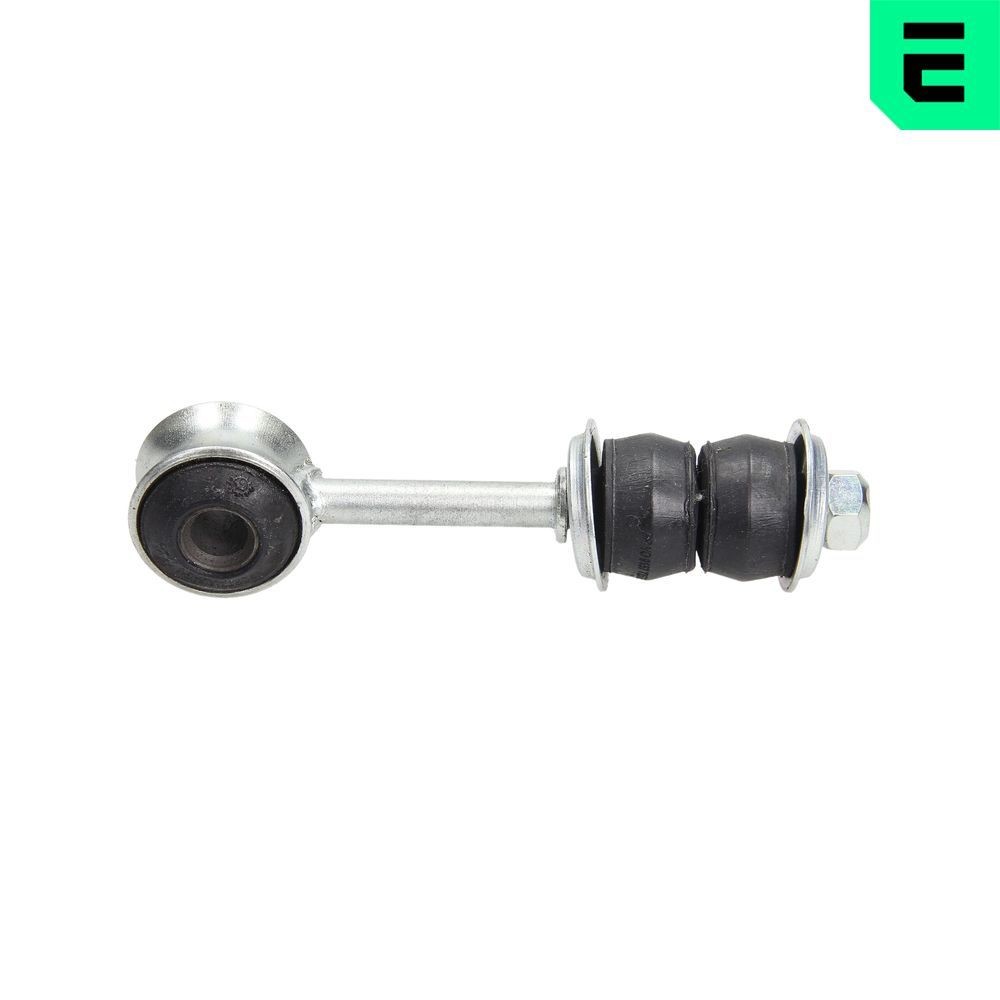 OPTIMAL G7-621S: Brat / bieleta suspensie, stabilizator Axa fata stanga, Axa fata dreapta, 140mm, Otel, cu piulita, cu șaibe suport