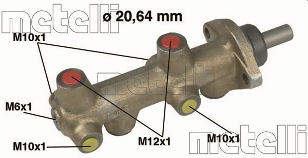 METELLI 05-0043: Pompa centrala, frana