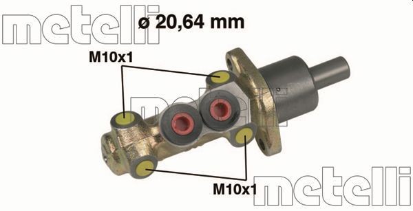 METELLI 05-0207: Maître-cylindre de frein