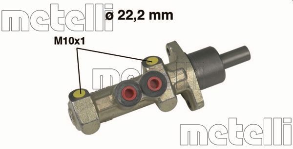 METELLI 05-0227: Huvudbromscylinder