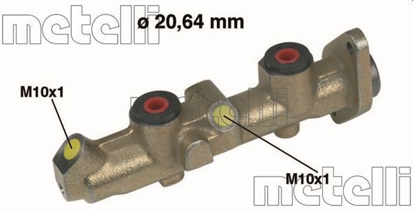 METELLI 05-0251: Pompa centrala, frana