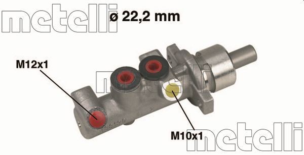 METELLI 05-0309: Hlavný brzdový válec