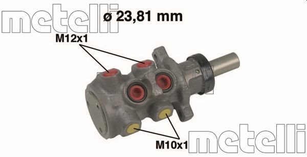 METELLI 05-0312: Pompa centrala, frana