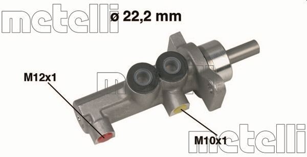 METELLI 05-0381: Huvudbromscylinder