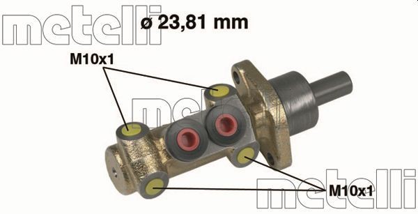 METELLI 05-0398: Pompa centrala, frana