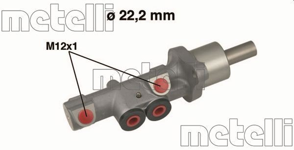 METELLI 05-0534: Peapiduri silinder