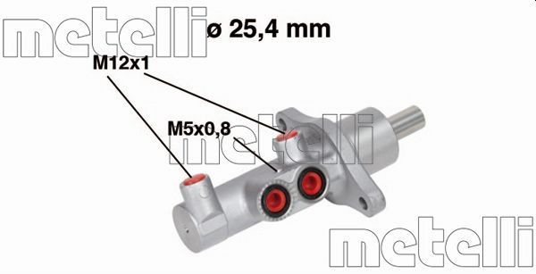 METELLI 05-0543: Peapiduri silinder