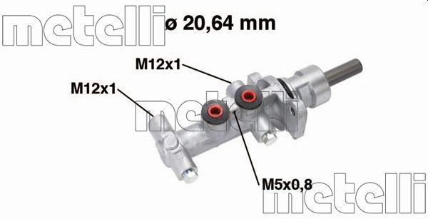 METELLI 05-0768: Pompa centrala, frana