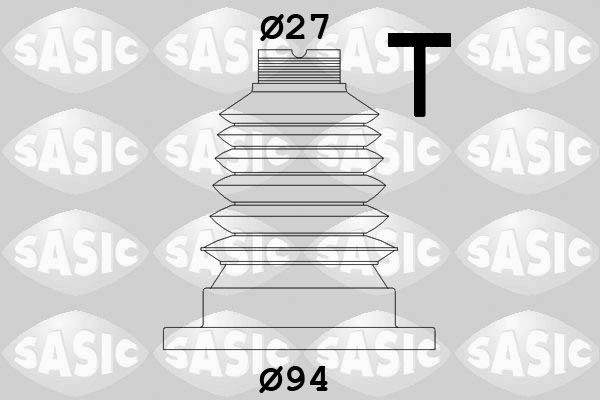 SASIC 1906001: Σετ φούσκες, άξονας μετ. κίν. από την πλευρά τουκιβώτιου ταχυτήτων, Θερμοπλαστικό υλικό