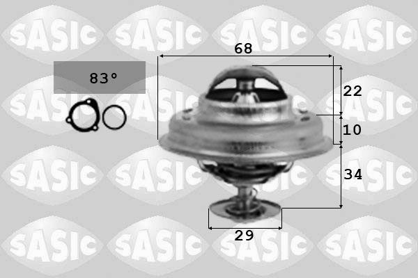 SASIC 3381251: Termostaat, Jahutusvedelik