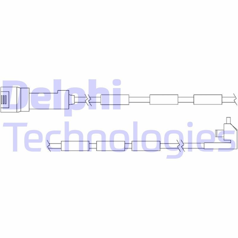 DELPHI LZ0106: Hoiatuskontakt, piduriklotside kulumine