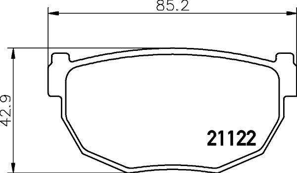 MINTEX MDB1220: Piduriklotsid