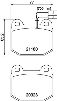 MINTEX MDB1301: Piduriklotsid