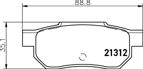 MINTEX MDB1360: Piduriklotsid