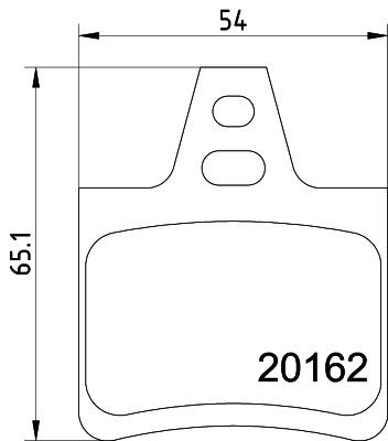MINTEX MDB1425: Piduriklotsid