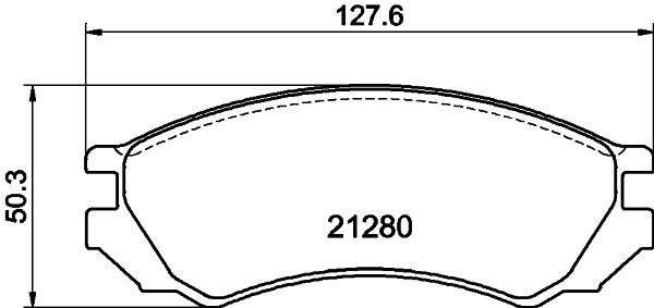 MINTEX MDB1443: Piduriklotsid