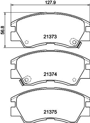 MINTEX MDB1446: Piduriklotsid