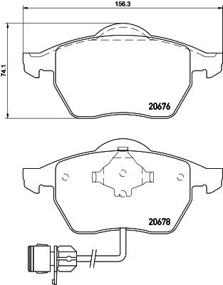 MINTEX MDB1531: Piduriklotsid