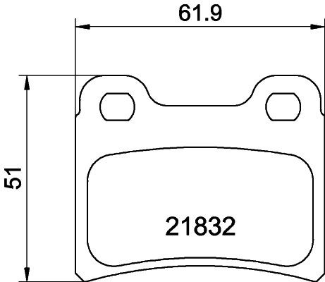 MINTEX MDB1554: Piduriklotsid