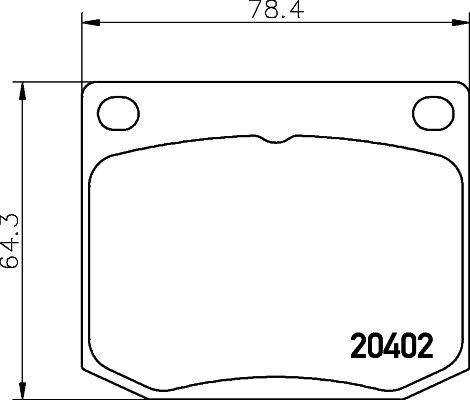 MINTEX MDB1581: Piduriklotsid