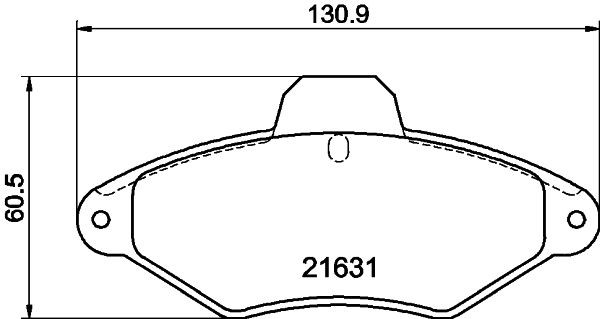 MINTEX MDB1629: Piduriklotsid