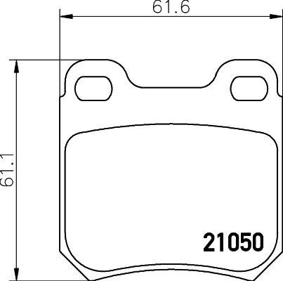MINTEX MDB1651: Piduriklotsid