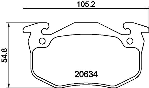MINTEX MDB1676: Piduriklotsid