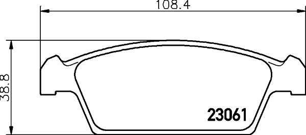 MINTEX MDB1679: Stabdžių kaladėlės