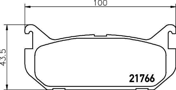 MINTEX MDB1680: Piduriklotsid