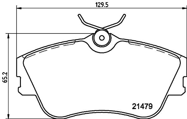 MINTEX MDB1682: Piduriklotsid koos pidurisadula kruvidega