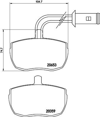 MINTEX MDB1699: Piduriklotsid