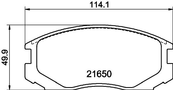 MINTEX MDB1722: Piduriklotsid koos lisadega