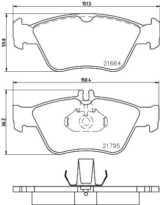 MINTEX MDB1736: Piduriklotsid