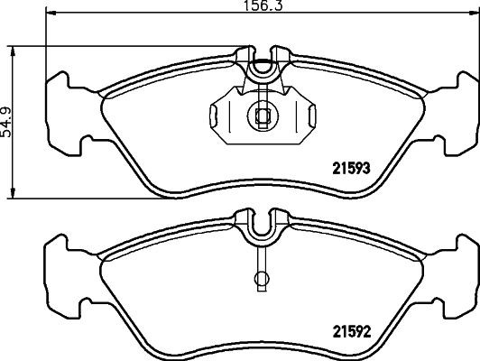 MINTEX MDB1738: Piduriklotsid