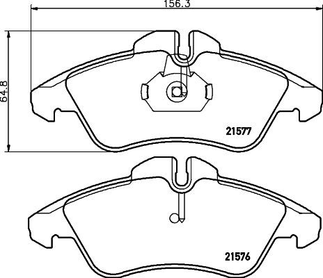 MINTEX MDB1739: Piduriklotsid