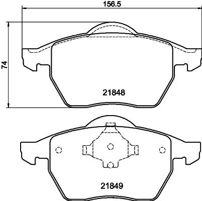 MINTEX MDB1741: Piduriklotsid
