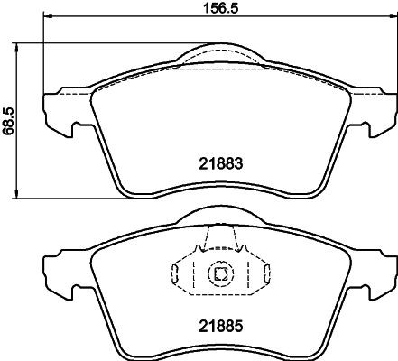 MINTEX MDB1814: Piduriklotsid