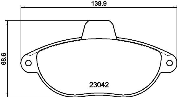 MINTEX MDB1815: Piduriklotsid koos lisadega