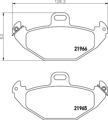 MINTEX MDB1925: Plăcuțe de frână